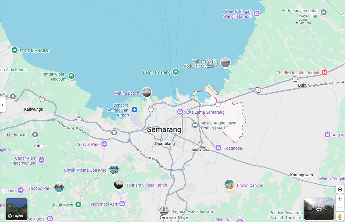 kota terendah di indonesia terendam banjir
